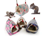 Hamster Squirrel Warm House Guinea Pig Nest Small Animal Pet Bed Sleeping Bag-Purple