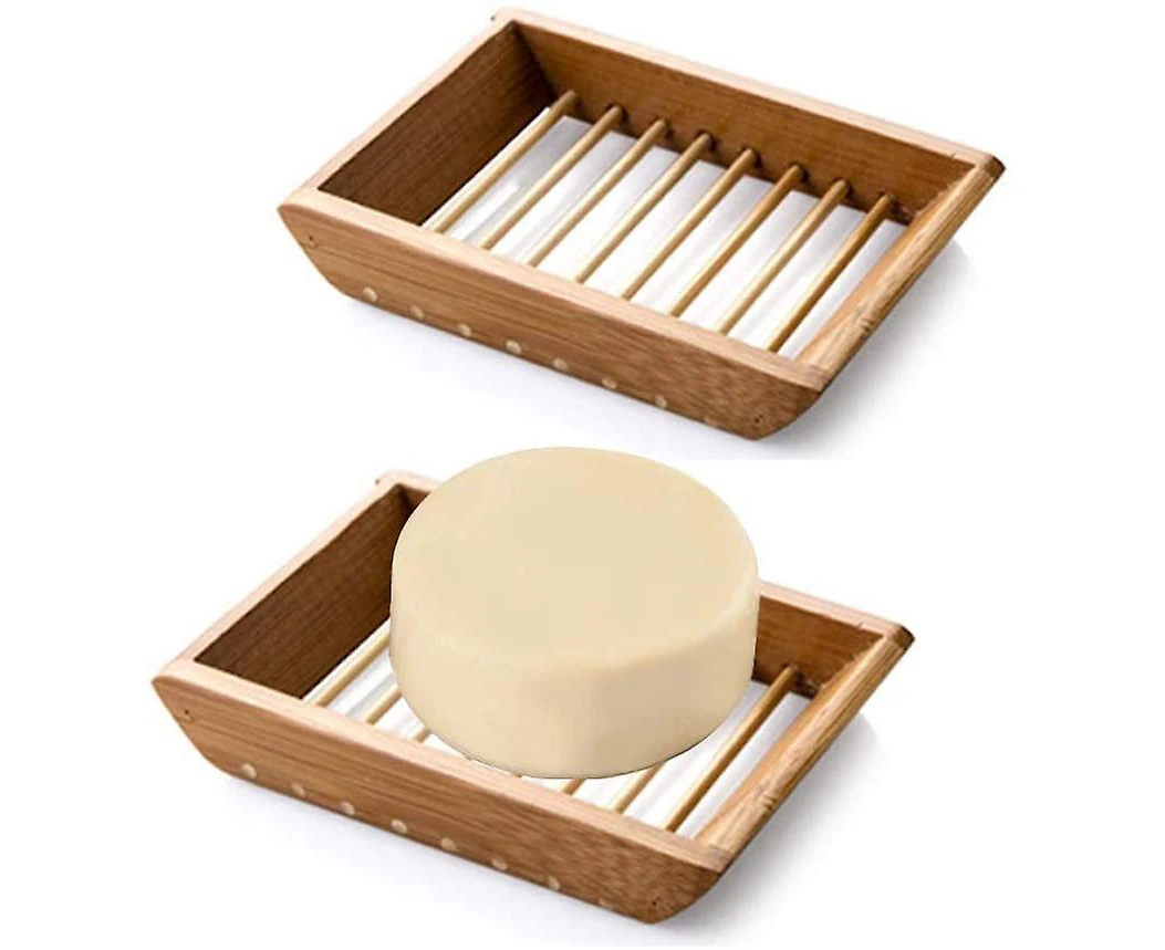 Soap Dish 2 Piece Silicone Soap Dish with Drain Self-Draining Soap Dish Soap Dish with Soap