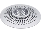 Drain Hair Catcher/bathtub Shower Drain Hair Trap/strainer Stainless Steel Drain Protector(sliver Color)1pcs