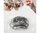 Drain Hair Catcher/bathtub Shower Drain Hair Trap/strainer Stainless Steel Drain Protector(sliver Color)1pcs