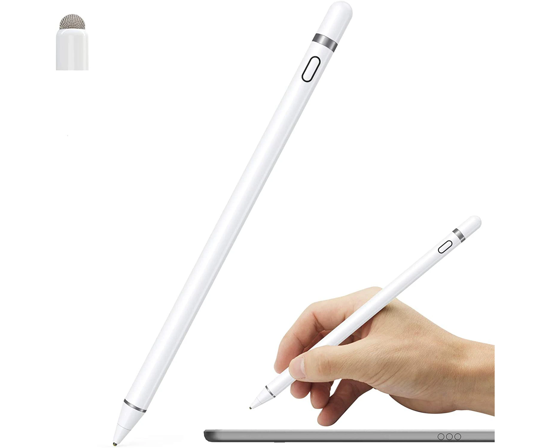 Active Stylus Pen Compatible with Ios&Android Touch Screens, Pencil For Ipad With Dual Touch Function