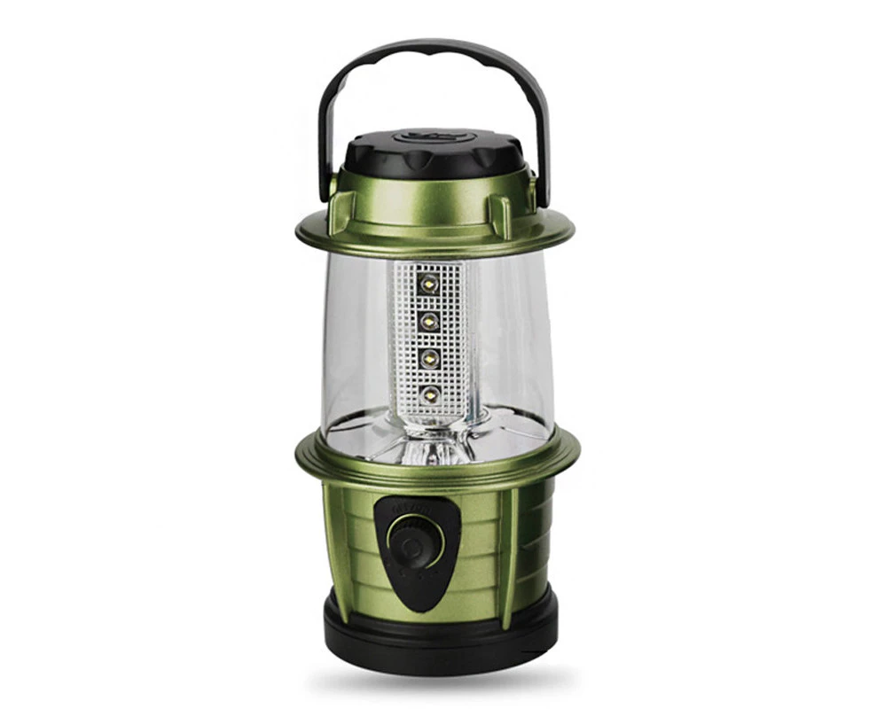 GEERTOP Battery Operated LED Camping Lantern Dimmable Portable Tent Light for Outdoor-Green