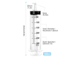 2pcs Syringe 150Ml Reusable Liquid Syringe With Catheter Large Capacity Plastic Syringe