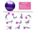 Extra Thick Yoga Ball Exercise Ball, 65CM Soft Pilates Ball, Exercise Ball, Mini Barre Ball, Gym Ball - Perfect for Yoga