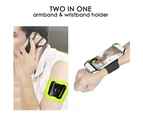 Sports Wristband,Sports Silicone Phone Wristband - Greenmobile Phone Wristband, 360°Rotatable Mobile Phone Holder