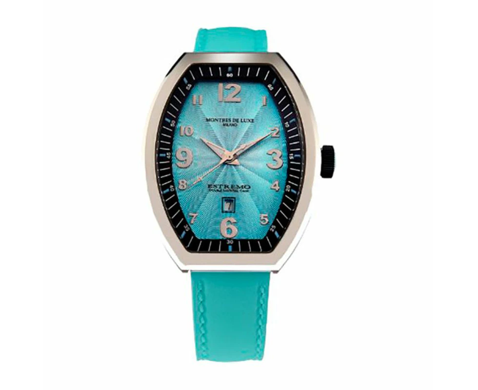 Elegant Blue Leather Watch Strap Replacement For Ladies Upgrade Your Timepiece With Style And Sophistication