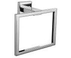 Towel Rail Hand Towel Holder Towel Ring Wall Mounted for Bathroom Kitchen, SUS304 Stainless Steel Modern Square Design