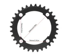 Bicycle Chainring 104Bcd Aluminum Alloy Bike Single Disc Positive Negative Tooth Chainring For Mountain Bike