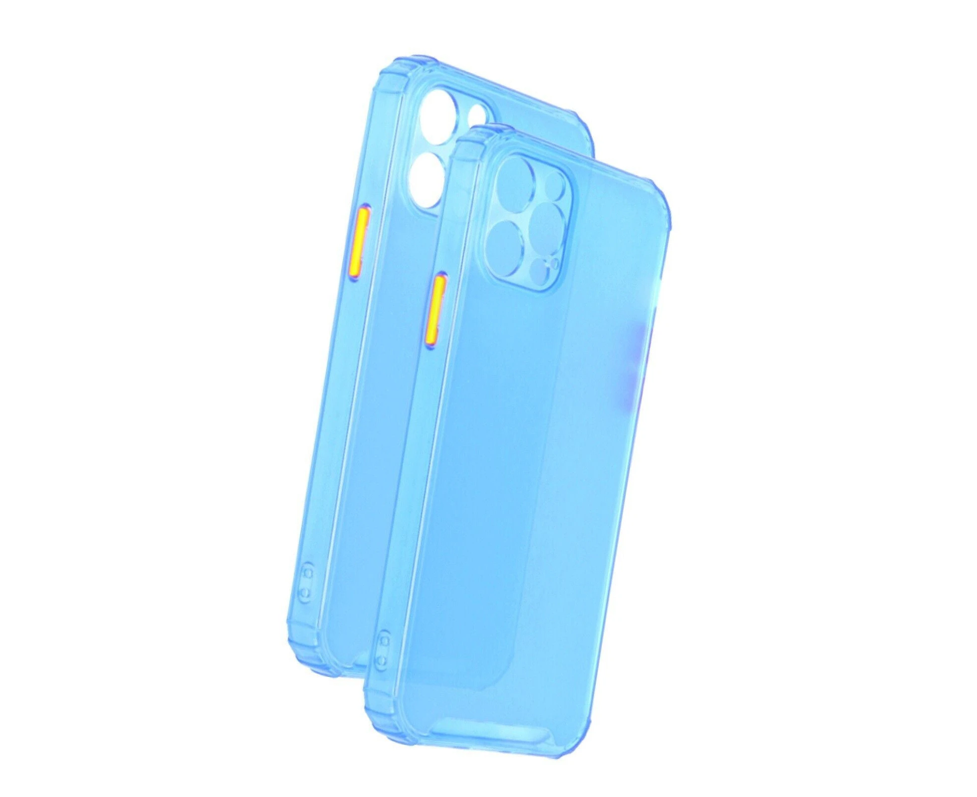 1PK iPhone 12 Pro Max Protective Case Slim Line Recharge In Case - Blue