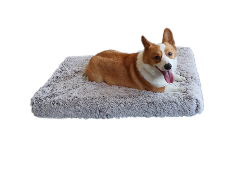 Plush dog mat pet nest deep sleeping dog sofa bed-m