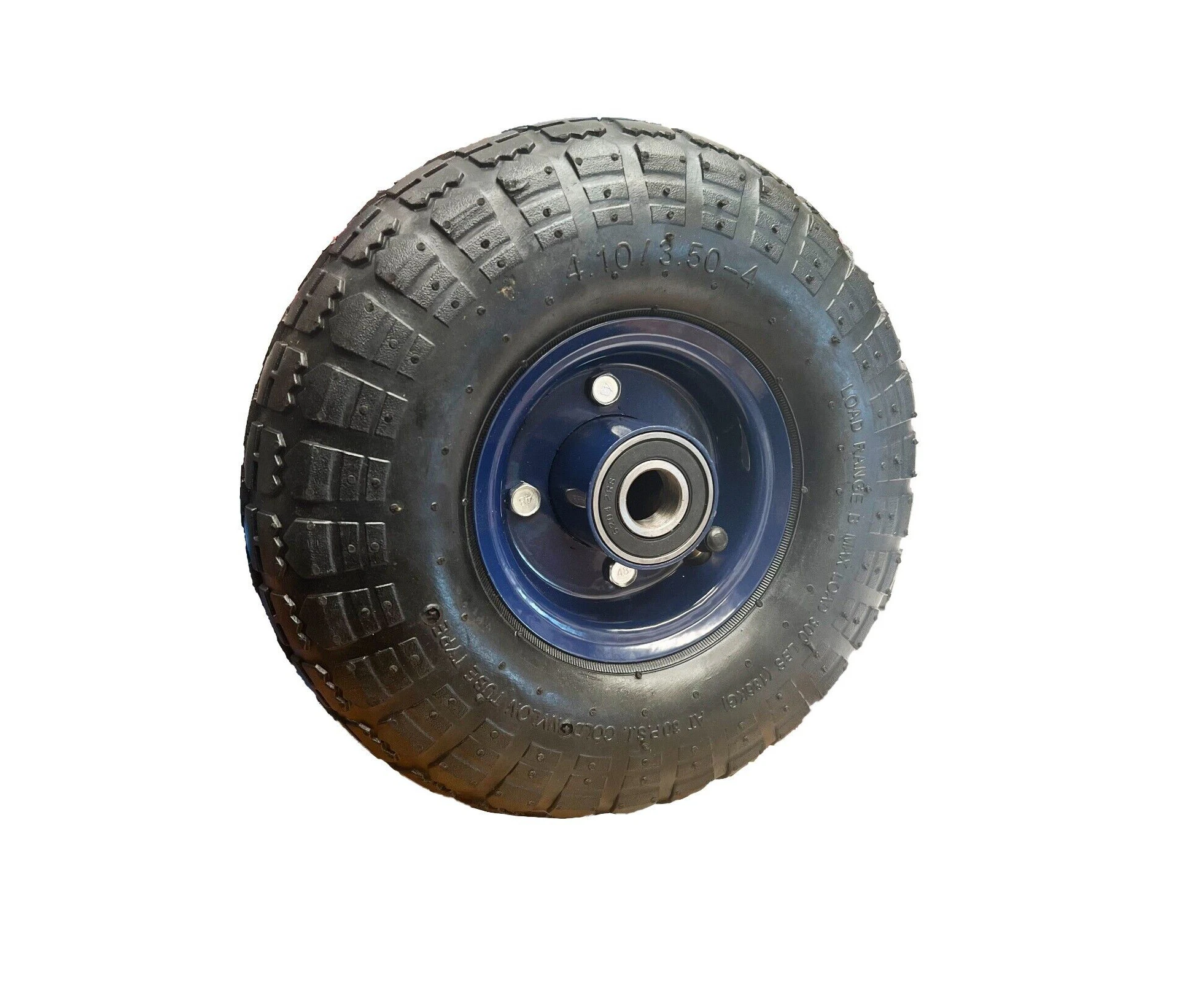 10" 4.10/3.50-4 PNEUMATIC Wheel - Heavy-Duty, Versatile, and Durable with 120KG Capacity Double HUB with 19mm BORE