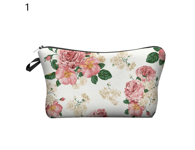 Cosmetic Bags Vintage Cute Lip Print Large Capacity Beauty Bag for-1