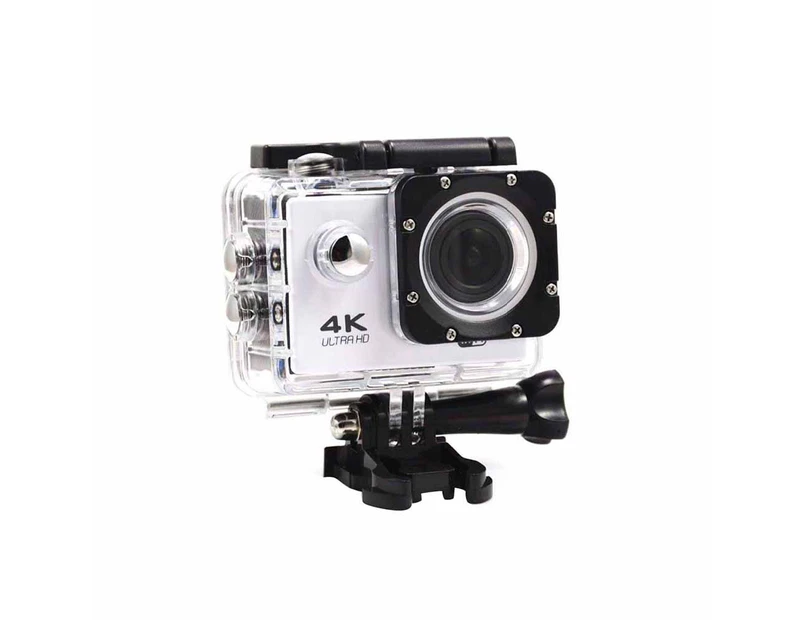 Ultra High Clarity 4K 1080P WiFi 16 Mega Sports Action Camera Waterproof DVR Camcorder White