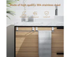 Stainless Steel Towel Rails For The Door Universal Fits Closet Doors Pack Of 2