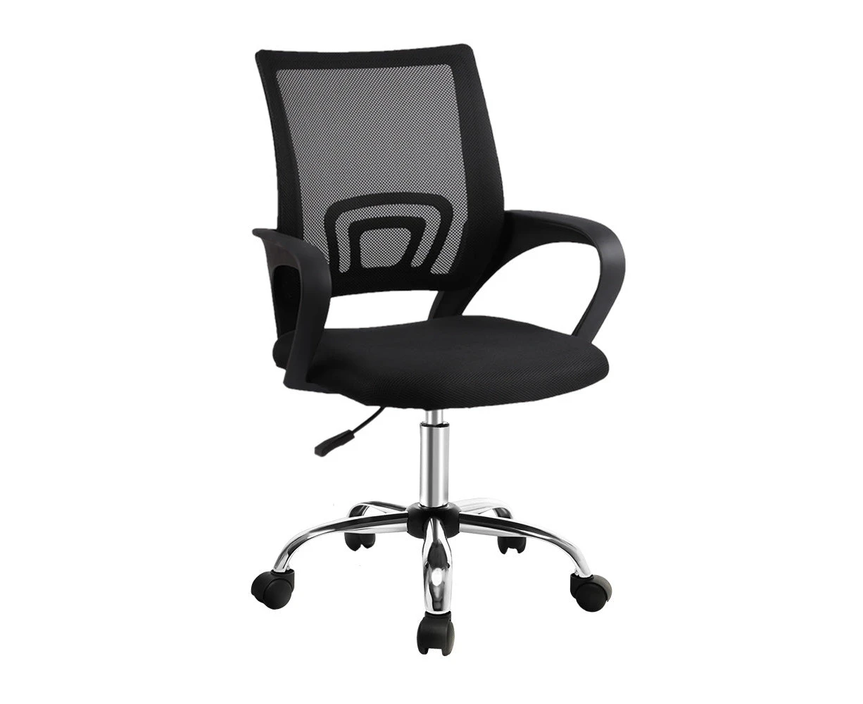 My Best Buy -  Artiss Office Chair Gaming Chair Computer Mesh Chairs Executive Mid Back Black- Free Postage