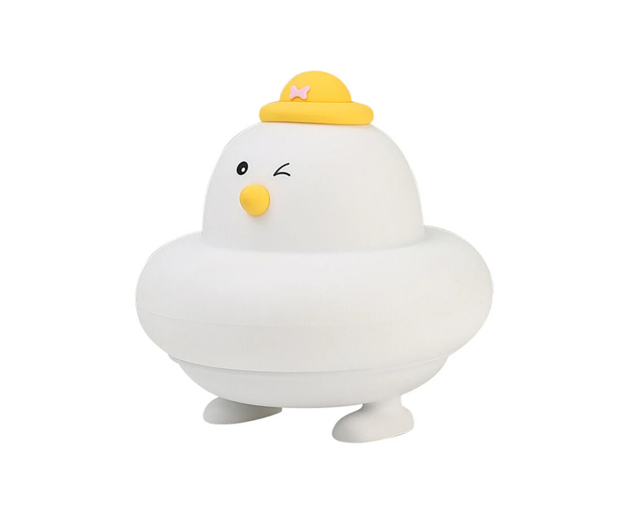 Nursery Lamp LED Silicone Cute Chick Night Light Bedside Table Kids Room Decor-Blue