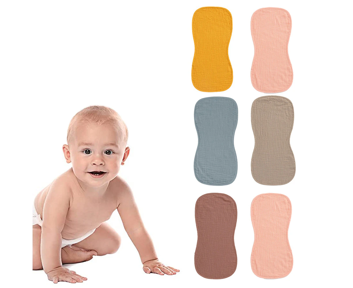 Baby Burping Cloth Multi-Color Muslin Towel Diaper Absorption Layer Newborn Facial Towel For Men And Women,Style 2