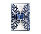 10PCS Butterfly Laser Cut Wedding Invitations European Style Invitations Party Holiday Greeting Card Cover Moran Cover