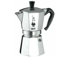 Bialetti Aluminium Funnel 6 Cup Perculator Coffee Maker Bialetti 6 Cups Blister - 6 Cup