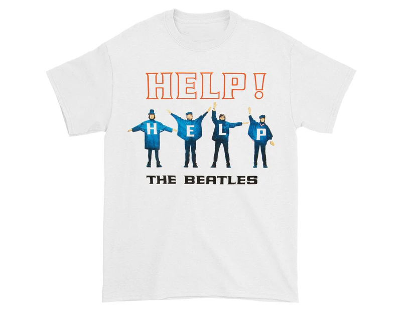 Beatles Help Silhouettes T-shirt - White