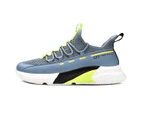 Men's Walking Shoes Lightweight Breathable Running Shoes Non Slip Athletic Fashion Sneakers - Blue