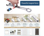 8 Pcs Ultra-Thin Invisible Magnetic Door Stoppers, Drawer Magnet Catch,Punch-Free Magnetic Door Closer,Magnetic Door Stop for Cabinet Cupboard
