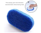 4 Pcs Cleaning Scrub with Handle Kit Abrasive Pads Brush Bathtub Tile Cleaning Sponge Brush Quick Clean