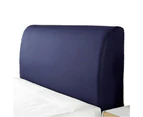 Elastic Bedhead Cover Headboard Bed Head Protection Cover-Navy