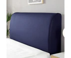 Elastic Bedhead Cover Headboard Bed Head Protection Cover-Navy