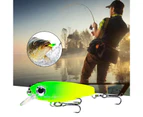 3.8cm/2.8g Lure Bait Strong Penetration Angling Supplies  Pencil Fake Bait Plastic Hard Bait for Angler - C