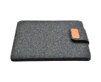 Protective Felt Laptop Sleeve Bag Case Cover for MacBook Air Pro Retina 11/13/15-Dark Grey