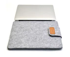 Protective Felt Laptop Sleeve Bag Case Cover for MacBook Air Pro Retina 11/13/15-Dark Grey