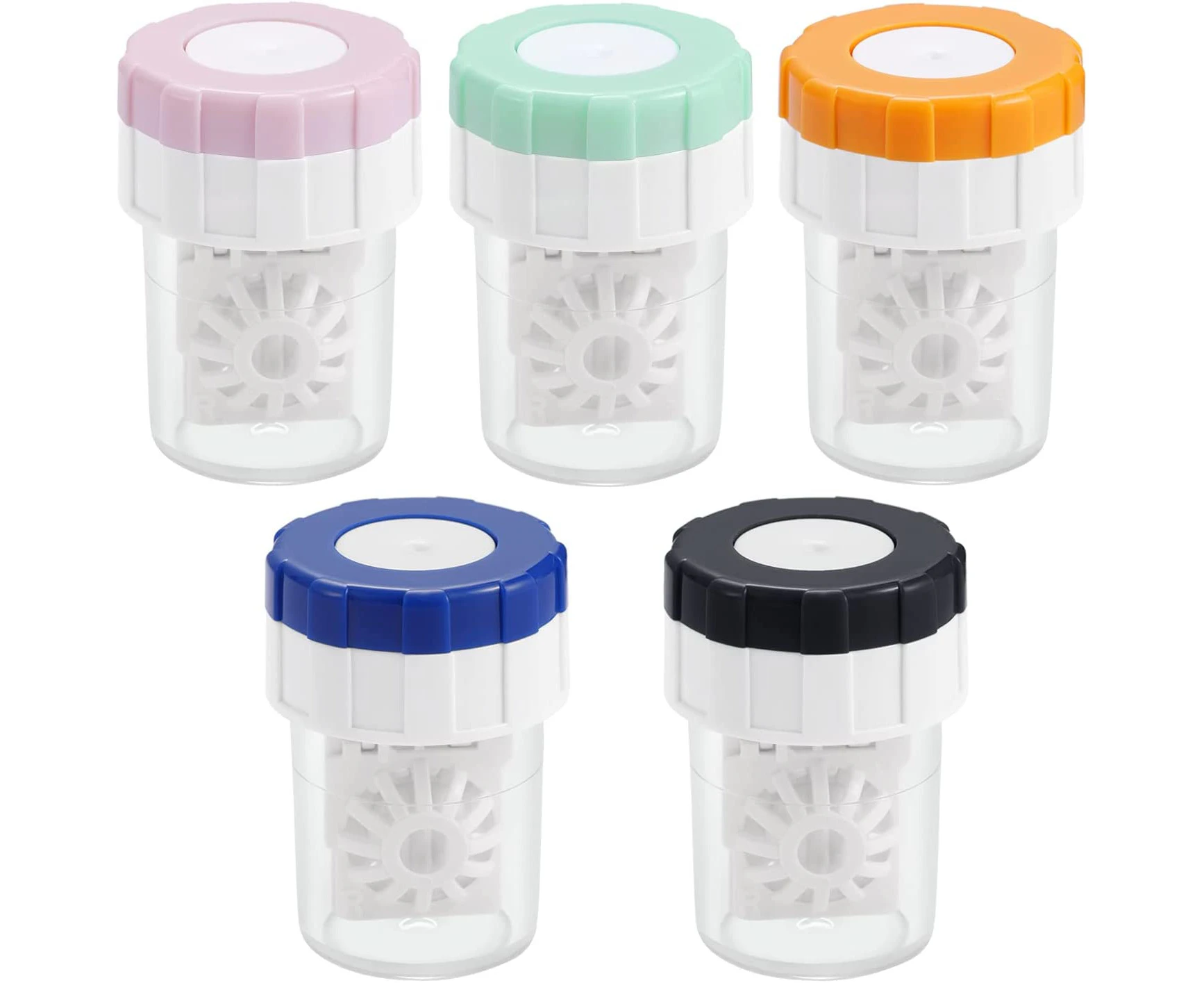 5 Pcs Contact Lens Barrel Cases