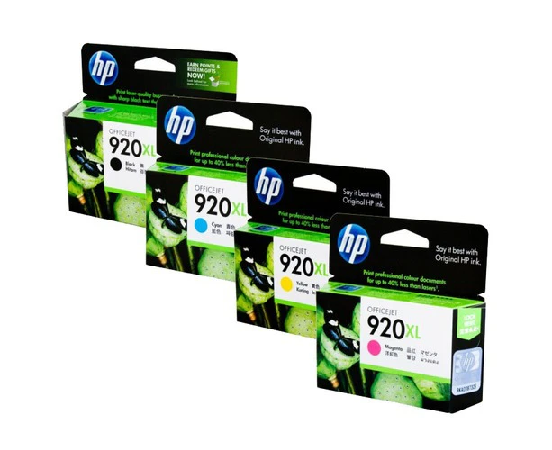 HP No 920XL Ink Plus Pack - No 920BXL, CXL, MXL & YXL x 1 Ea