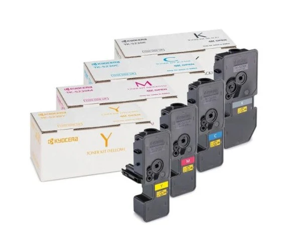 Kyocera TK-5234K, C, M, Y Set of 4 Colour Laser Toners