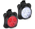 Bicycle Light, Bicycle Light Usb Rechargeable, Bicycle Lighting Set 4 Light Modes Usb Rechargeable Bike Tail Lights