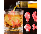 Skull And Crossbones Ice Tray , Easy Release Ice Cube, For Whiskey, Cocktail, Mixed Drinks,Black