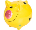 Ceramic Piggy Bank for Kids Coin Bank for Boys and Girls Unique Birthday Gift Nursery Decor Piggy Banks Green (5x5x4inch)