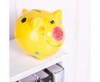 Ceramic Piggy Bank for Kids Coin Bank for Boys and Girls Unique Birthday Gift Nursery Decor Piggy Banks Green (5x5x4inch)