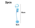 2pcs cat toy interactive stretchable cat spring indoor cat kitten toy blue