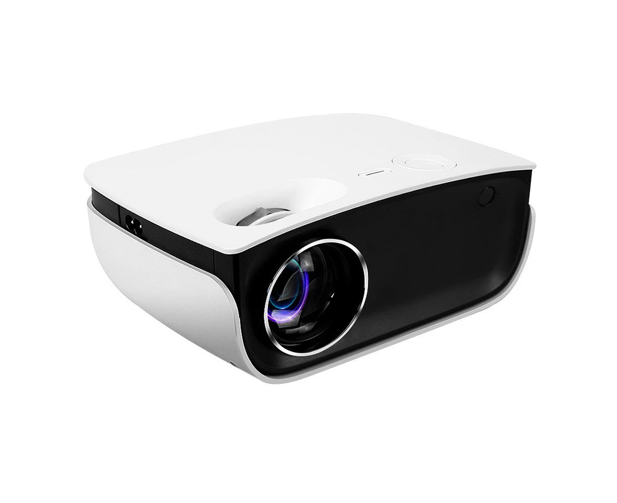 Mini Video Projector Wifi Usb Hdmi Portable 2000 Lumens Hd 1080p Home Theater White