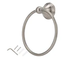 Towel Ring Stainless Steel Hand Towel Holder Wallmounted Towel Rack Bathroom Hardware Rack(893 Brushed )