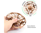 Mini Hand Operated Drone For Kids, Flying Ball Toy Ufo Infrared Induction Quadcopter Helicopter With Led Light
