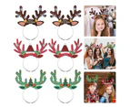 9pcs Elk Headband Costume Headbands Holiday Headbands