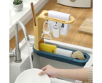 Simple Sink Rack Eco-friendly Household Plastic Sink Rack - Blue