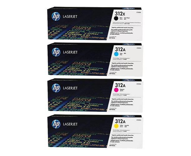 HP CF380X CF381A CF382A CF383A Set of 4 Colour Toner Cartridges