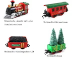 Electric Railway Train Toy ，With Lights And Sounds ，Battery Operated    Train  Track  Toy Set Electric Railway Train Toy