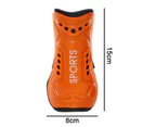 1 Pair Youth Soccer Shin Guards, Lightweight And Breathable Child Calf Protective Gear Soccer Equipment - Children'S Models - Orange