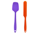 2 Piece Mini Kitchen Utensil Set- Baking Tools Small Silicone Spatula Spatula Scraper