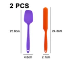 2 Piece Mini Kitchen Utensil Set- Baking Tools Small Silicone Spatula Spatula Scraper